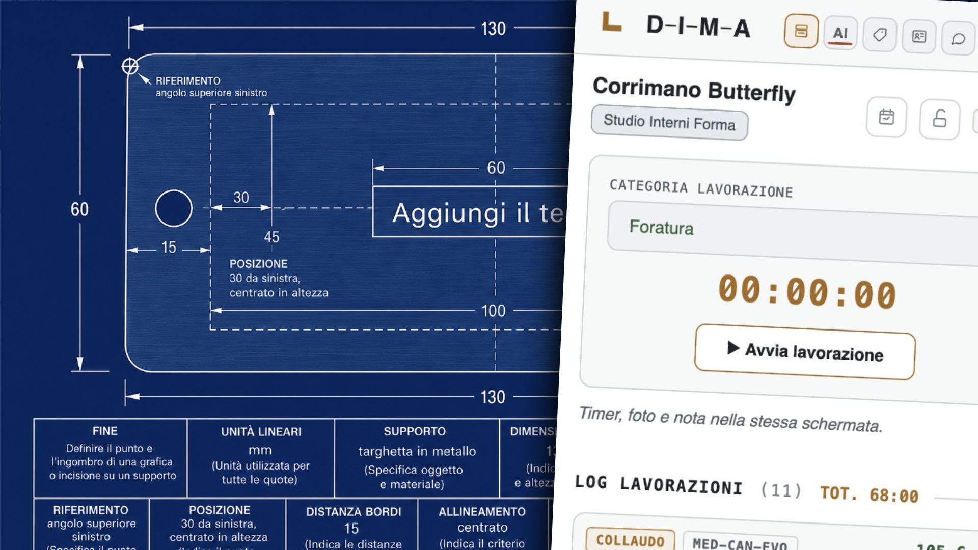 DIMA, diario intelligente di mestiere e apprendimento