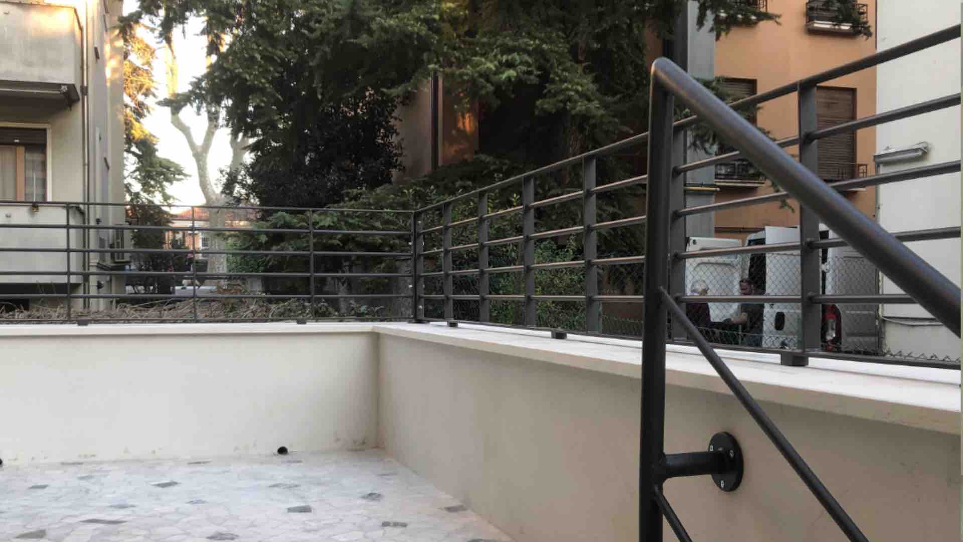 corrimano per esterni